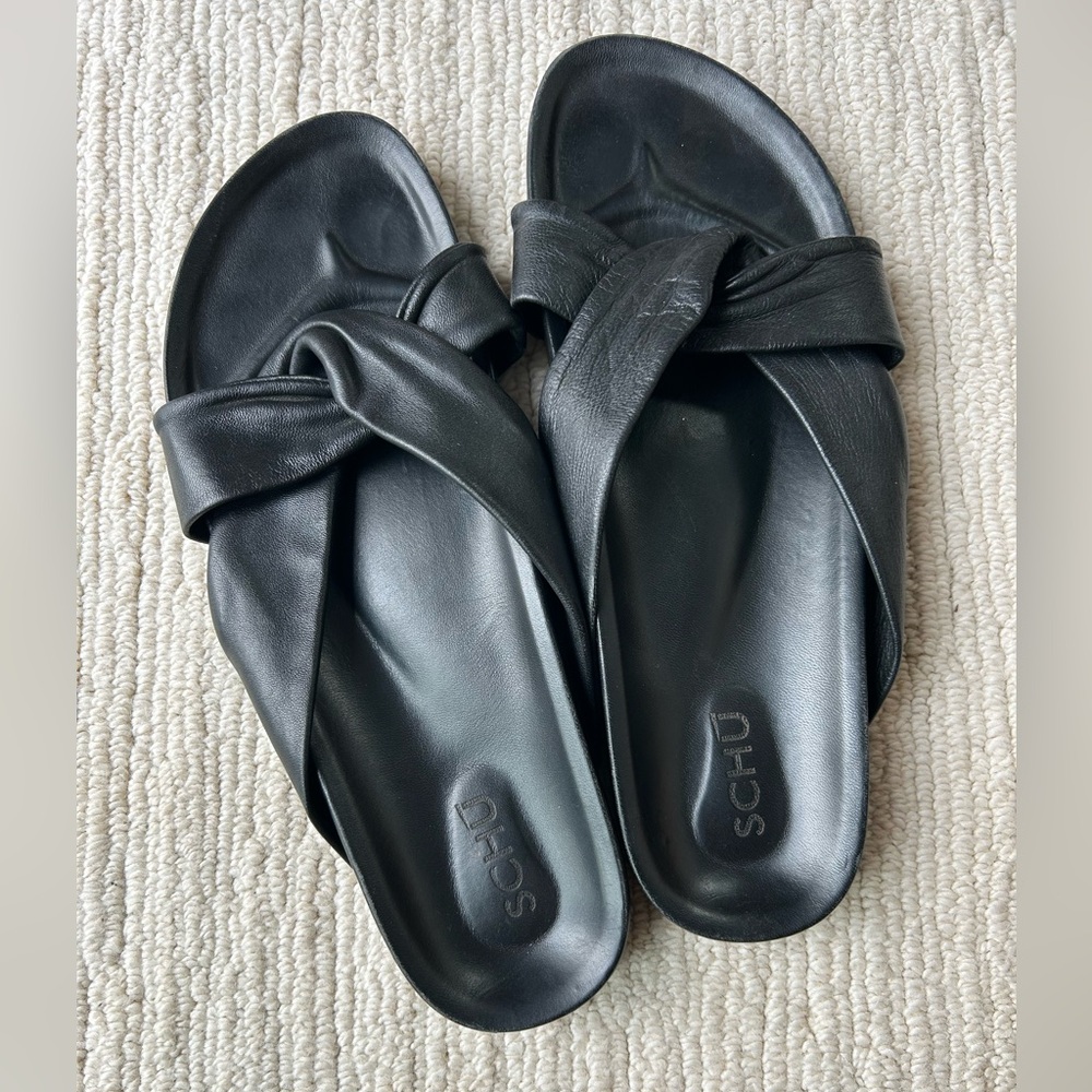 Black Women's Slide Sandals